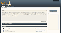 Desktop Screenshot of forum-mechanika.pl